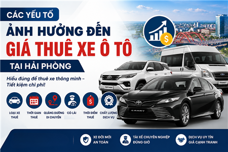 Các Yếu Tố Ảnh Hưởng Đến Giá Thuê Xe Ô Tô Tại Hải Phòng