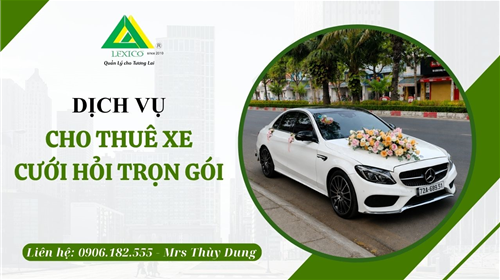 Cho thuê xe cưới hỏi trọn gói