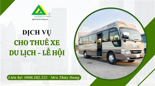 Cho thuê xe du lịch - lễ hội
